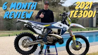 2021 HUSQVARNA TE300i 6 MONTH REVIEW | LIVING WITH A 2 STROKE AGAIN