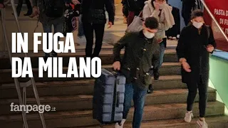 "Chiude la Lombardia" e l'ultimo treno è preso d'assalto a Milano: "Ci sentiamo come profughi"