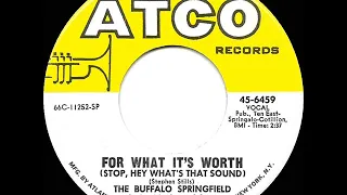 1967 HITS ARCHIVE: For What It’s Worth - Buffalo Springfield (mono 45)