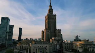 18 Minutes of Serenity: Warsaw Drone Footage Cityscape 4K Video Relaxing Music Travel Inspiration