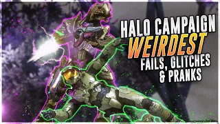 16 Minutes of Halo Campaign Weirdest Fails, Glitches & Pranks