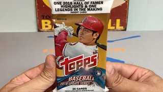 2018 Topps Update Fat Pack Rip - Hunt for Ohtani!!!