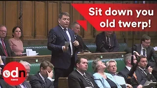 Sit down you old twerp! MP Andrew Bridgen shot down after pun-heavy question on Brexit deal