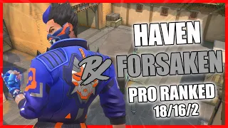 PRX F0rsakeN Yoru Haven | Valorant Pro Vod Ranked Gameplay