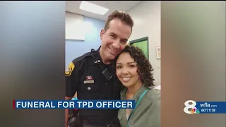 ‘Warrior in a human body’: Tampa police officer laid to rest after lengthy brain cancer battle