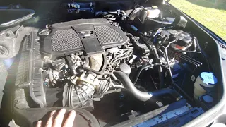 Mercedes ML350 M276 engine tune cautions and noise diagnostics.