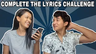 COMPLETE THE LYRICS CHALLENGE WITH @theakashthapa4354 || Varsha Thapa