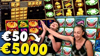 COMEBACK from €50 to €5000 with Razor Shark, Jewel Box and more!
