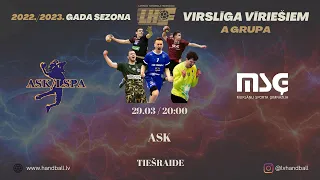 ASK Zemessardze/LSPA - MSĢ | Vīriešu handbola virslīga 2022/2023 | A grupa