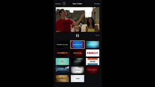 All Trailers In iMovie