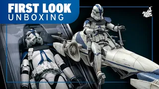 Hot Toys Commander Appo With BARC Speeder Figure Unboxing | First Look