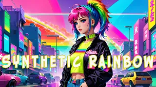 Synthetic Rainbow: Music to be Happy 🌈🎶 | Vaporwave Energy Mix | Chillwave, Synthwave, Lofi Beats