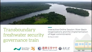 Interactive Online Session: River Basin Organisations and the Implementation of Treaty Commitments