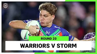 NRL New Zealand Warriors v Melbourne Storm | Round 20, 2022 | Full Match Replay