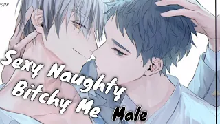 【Nightcore】 Sexy Naughty Bitchy Me (Male + lyrics)