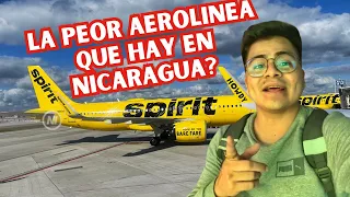 Asi es VIAJAR en la AEROLINEA MAS BARATA DE NICARAGUA 🇳🇮😱SPIRIT