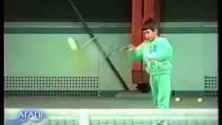 Novak Djokovic - at the age of 6 years and a half