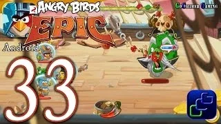 ANGRY BIRDS Epic Android Walkthrough - Part 33 - Wave Battle: Mouth Pool