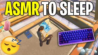 [ASMR] ⌨💤 Gaming To Sleep ASMR Satisfying Mechanical Keyboard Sounds Fortnite Gameplay