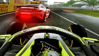 CONFUSING WET WEATHER! THIS NEEDS TO BE FIXED! MAKING THE MOST! - F1 2021 MY TEAM CAREER Part 25