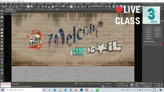 LIVE Class -18 || Texturing in 3ds Max  2021 || Modeling & Texturing for Games || In HIndi / Urdu