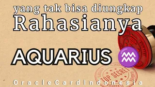 AQUARIUS ♒️ Waaahhhh ternyata ini yang ditutupi   Rahasia dia simpan Selama ini 💙 #generalreading