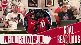 MANE, SALAH & FIRMINO SCORE 5! | PORTO 1-5 LIVERPOOL | GOAL REACTIONS