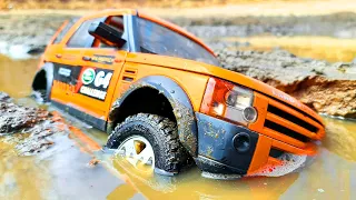 Autumn Blaze: Orange RC Land Rover Discovery Thrills Await!