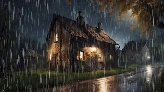 Rain Sounds For Sleeping,Heavy Rain Sounds At Night 99% Instantly Fall Asleep,Relaxing,Insomnia