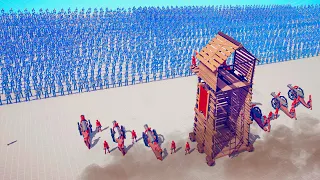 BOMB CANNON TOWER DEFENSE 🔥 vs 👑 100x EVERY TEAM / Totally Accurate Battle Simulator ( TABS )