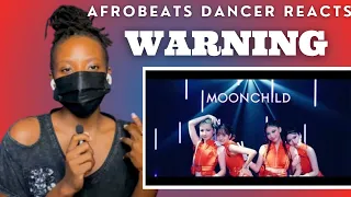 Afrobeats Dancer Reacts To MOONCHILD - “Warning” Official Performance Video