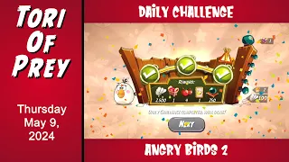 How to Beat Angry Birds 2 Daily Challenge! May 9 - Matilda Mayhem!  Complete!  Bonus Card!