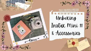 Unboxing Instax Mini 11 & Accessories | Malaysia | Aesthetic