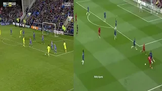 Salah in Chelsea vs against Chelsea