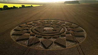 Crop Circle of 2023 in 4K | Roundway Hill | Nr Devizes | Wiltshire UK | 2023-08-13