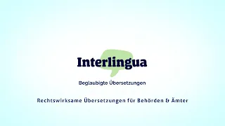 Interlingua Beglaubigte Übersetzungen