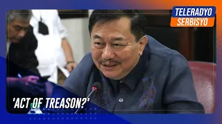 Is Alvarez call for AFP withdrawal of support an act of treason? | TeleRadyo Serbisyo