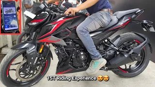 2024 Bluetooth📲Pulsar N250 Short Riding Experience & Mobile Connect Features Step By Step Guide