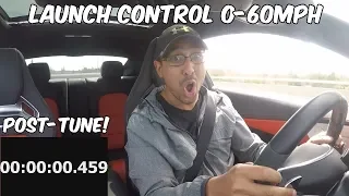 2018 AMG C63s Launch Control (POST-Tune) 0-60 MPH !!