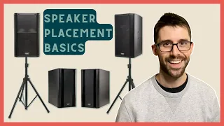 Speaker Placement Basics For Small Concerts, DJ's, and Portable Churches