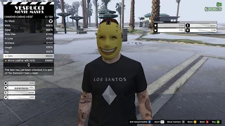 Grand Theft Auto V Checking out masks in the game