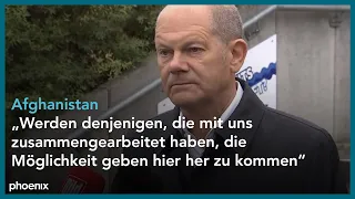 SPD-Kanzlerkandiat Olaf Scholz zum Strukturwandel und der Lage in Afghanistan