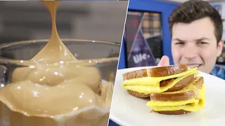 I TESTED Viral TikTok Recipes- Whipped Coffee, Egg Sandwich Hack, Fettucini Alfredo, Cookie Pie