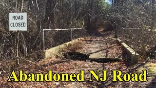 Abandoned And Forgotten Road With Bridges Monmouth County New Jersey