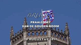 Praalstoet van de Gouden Boom in Brugge Impressie op de Markt 20 augustus 2017