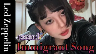 Led Zeppelin/Immigrant Song cover/和訳動画/ドラゴンタトゥーの女