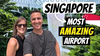 SINGAPORE Airport -  Spending 11 Hours Exploring The Best Airport in the World? Singapore to Seattle