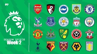 My 2019-2020 Premier League Week 2 Predictions