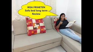 IKEA FRIHETEN long term review | Best corner sofa bed for living room with storage | English subs