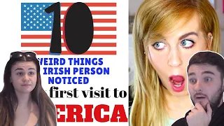 British Couple Reacts 10 Weird Things an European Person Noticed visiting AMERICA for the first time